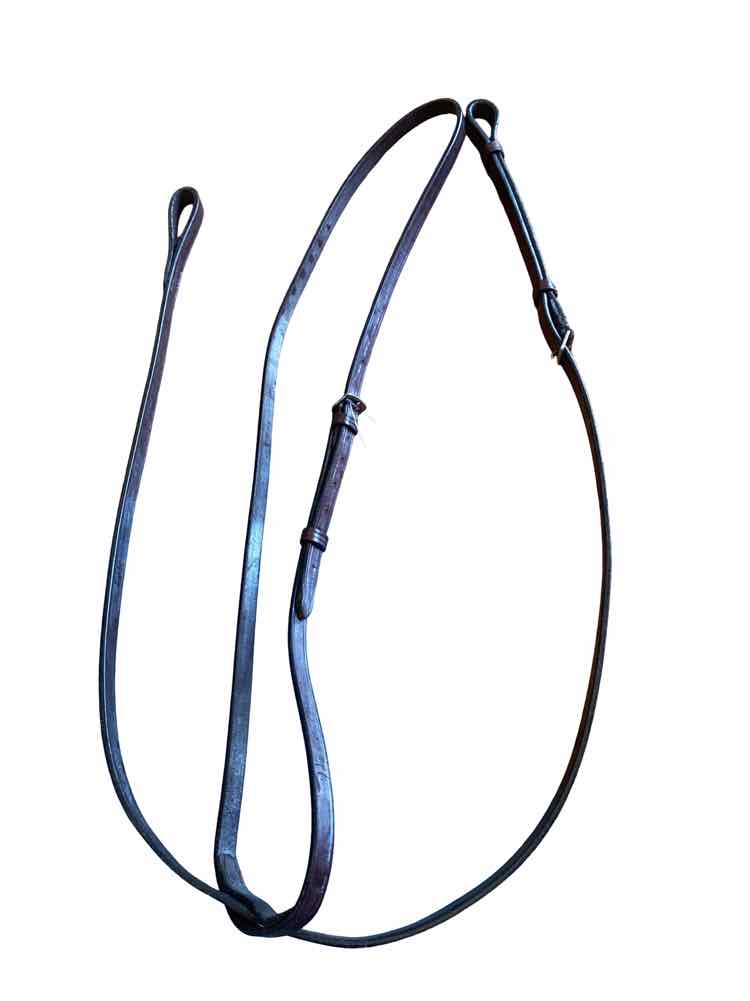 NEW leather full size thin standing flat martingale B