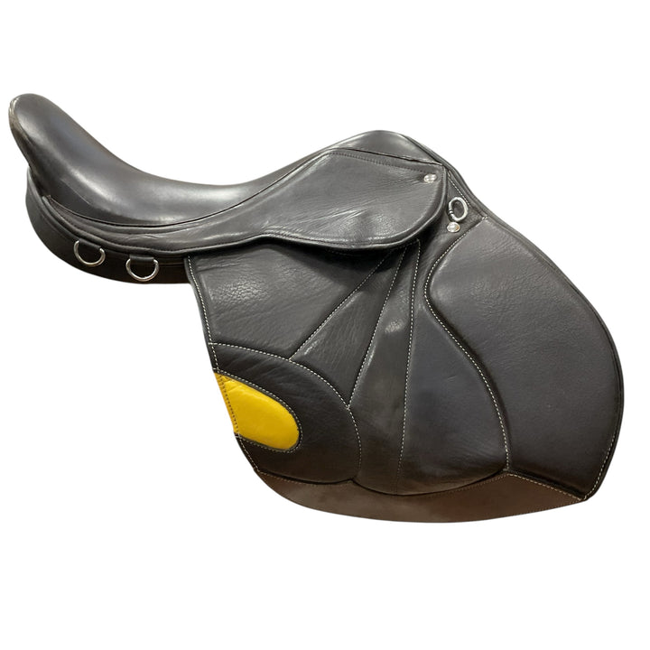 18" Unbranded X-Wide Used Hunter/Jumper Saddle - H