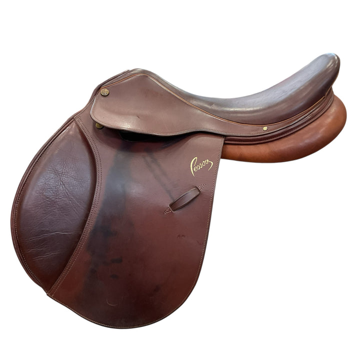 17" Pessoa Wide Used Hunter/Jumper Saddle - H