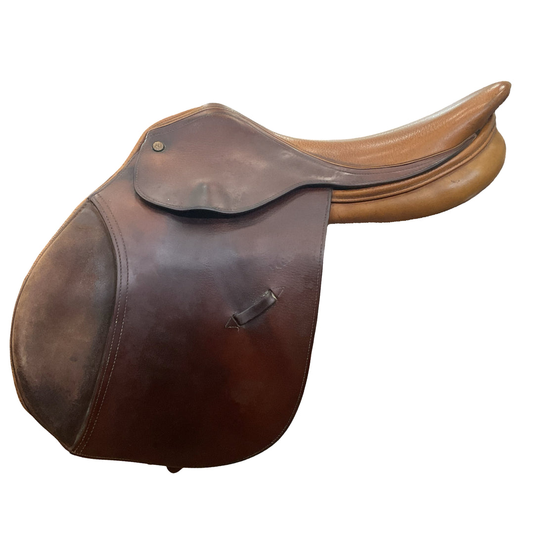 16.5" Pessoa Med/Narrow Used Hunter/Jumper Saddle
