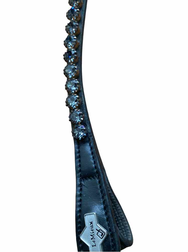NEW Lemieux black crystal browband full size B