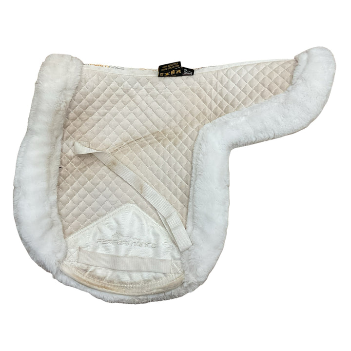 Shires Arma Performance 16"-16.5" White Fitted Show Pad Used - H