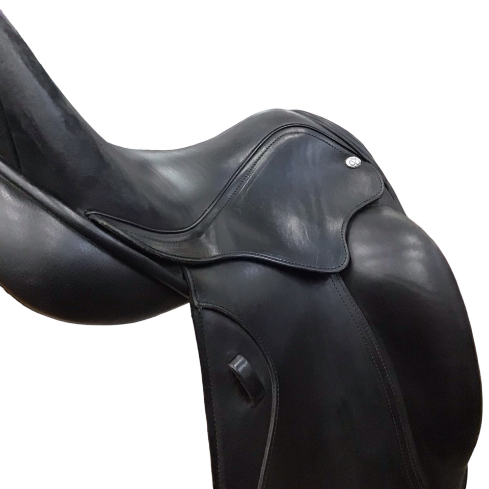 16.5" Ryder Profile Wide Used Dressage Saddle - H