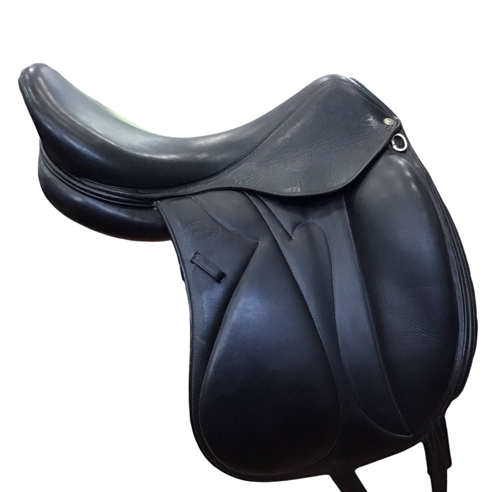 18" Devoucoux Makila Medium Used Dressage Saddle - H