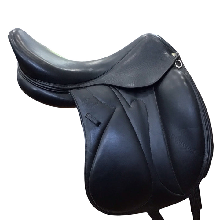 18" Devoucoux Makila Medium Used Dressage Saddle - H