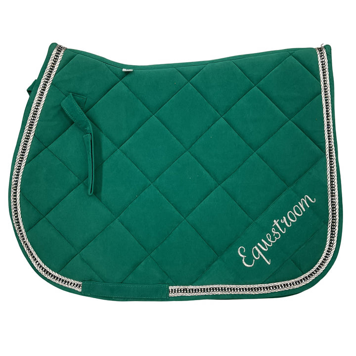 Equestroom All Purpose Saddle Pad Teal w/ Bling Used