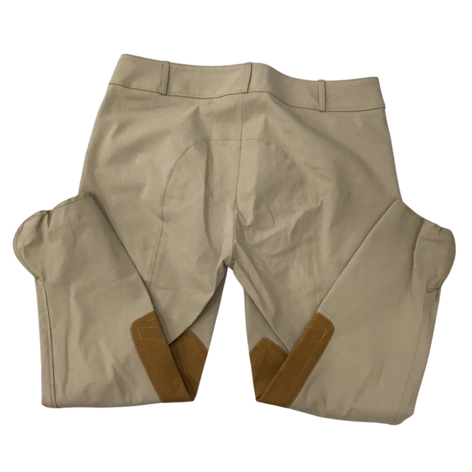 Tailored Sportsman Women's 36R Knee Patch Show Breech Tan Used - H