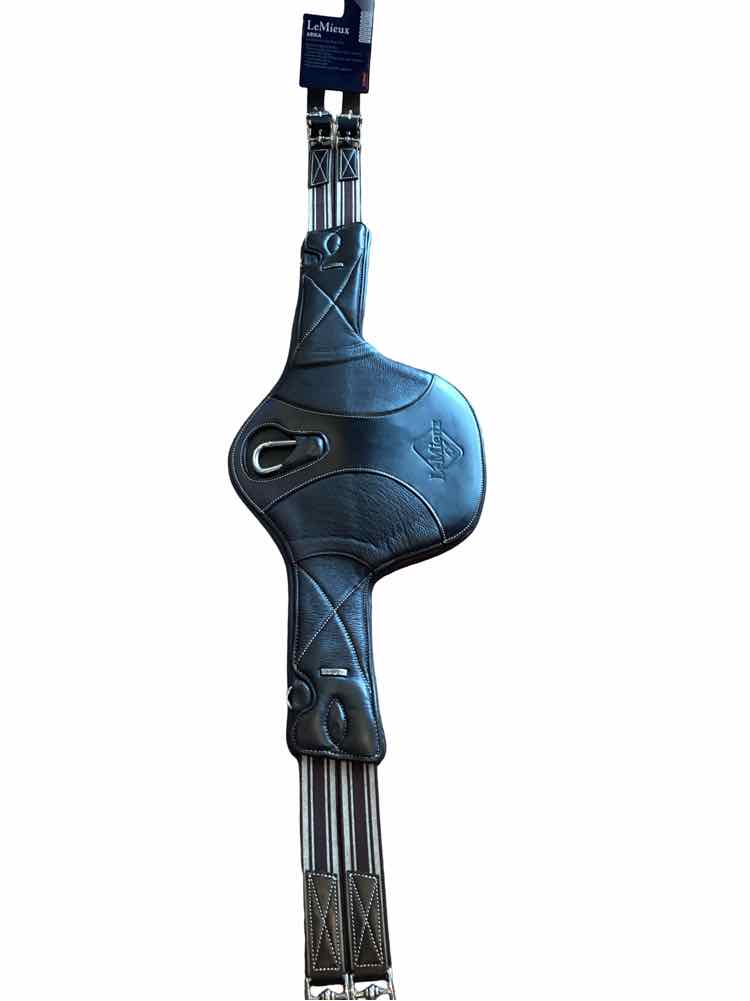 LEMIEUX 115cm brown leather stud girth
