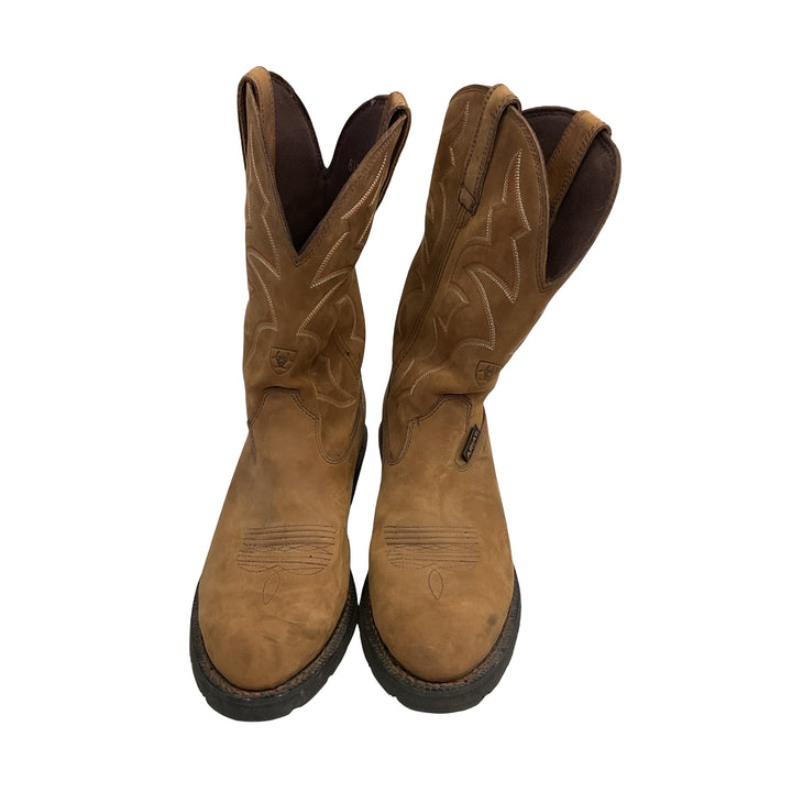 Ariat Men's 8.5 Heritage Western R Toe Boot Brown Used