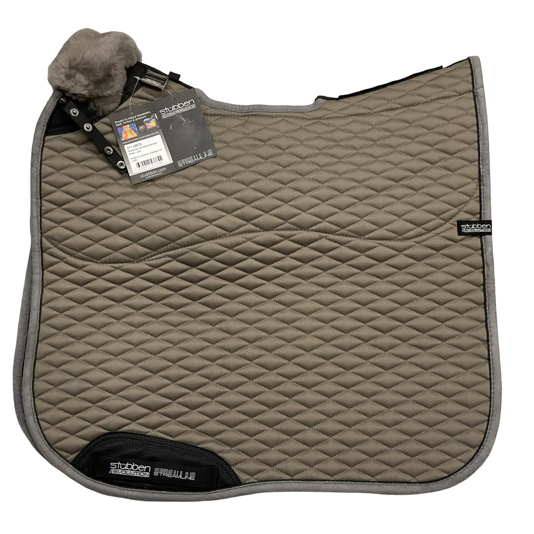 Stubben Evolution Streamline Lambswool Dressage Pad Grey New