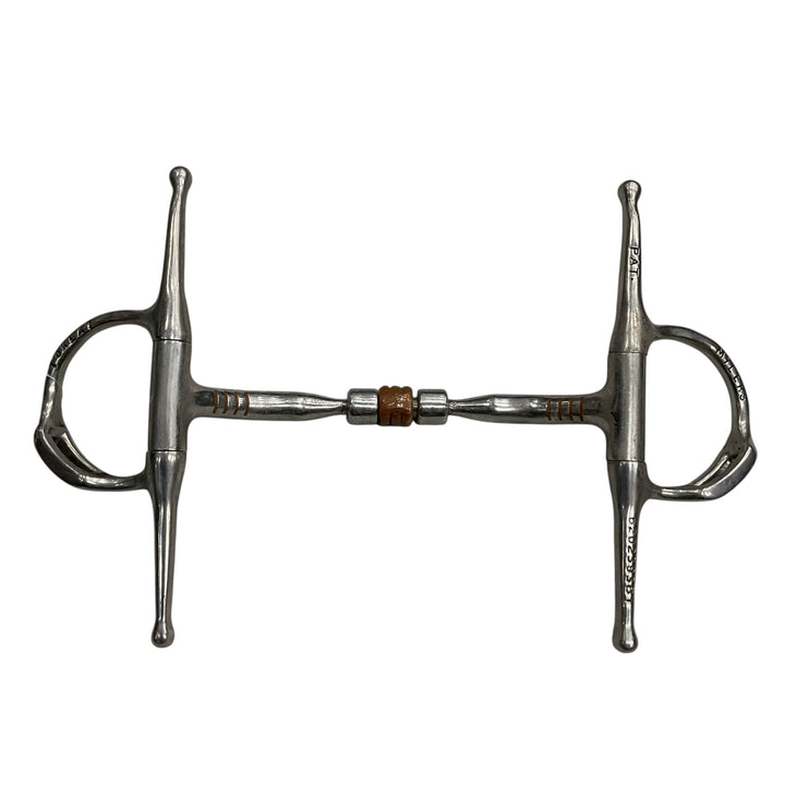 Toklat 5.5" Myler Full Cheek Copper Roller Snaffle Used - H