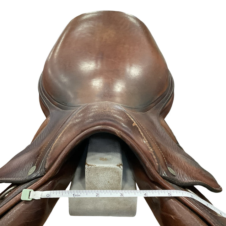 18" Antares Monoflap Med/Wide Used Hunter/Jumper Saddle - H