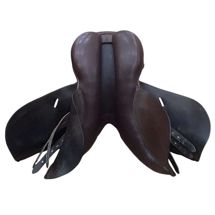 17" Collegiate Convertible Adjustable Used Hunter/Jumper Saddle - H