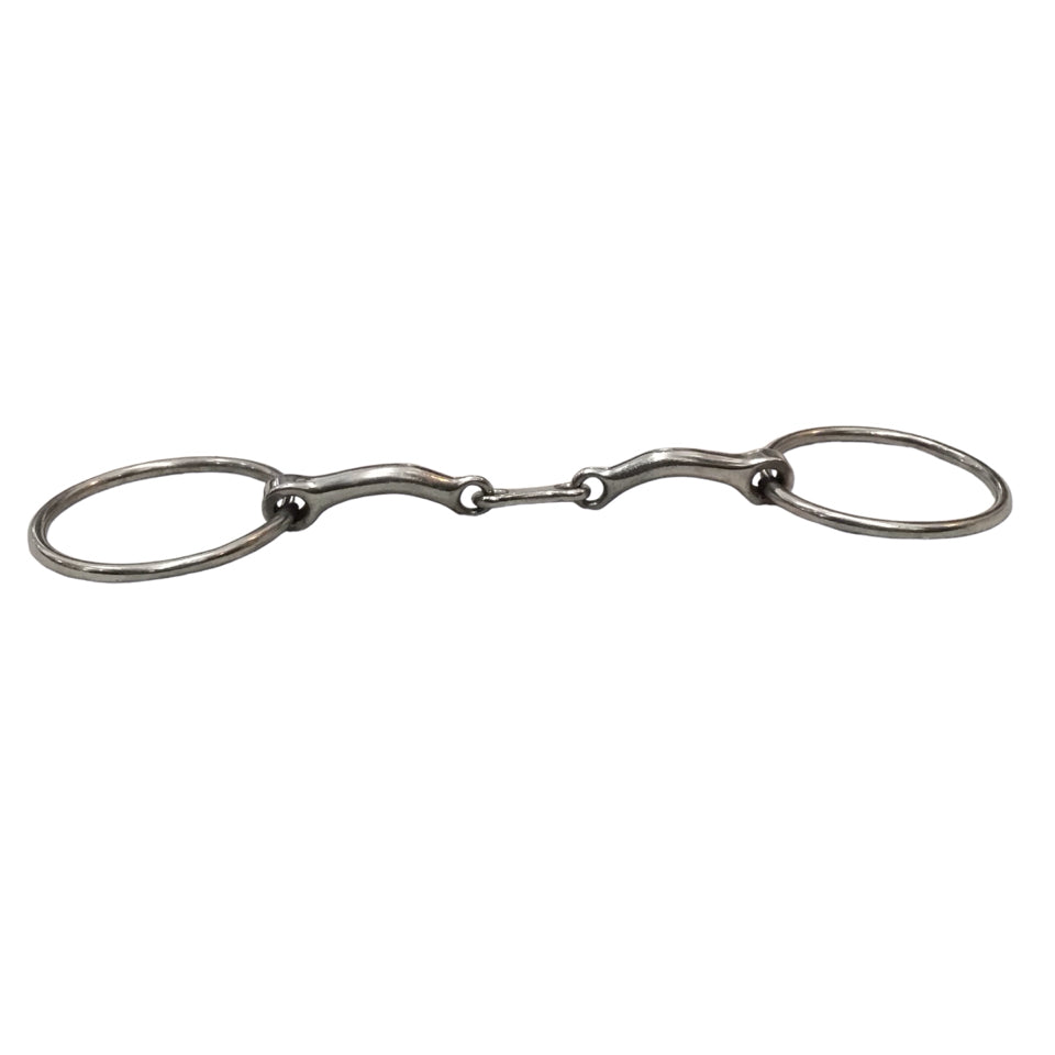 5.5" Myler French Link MB10 Loose Ring Snaffle Used - H