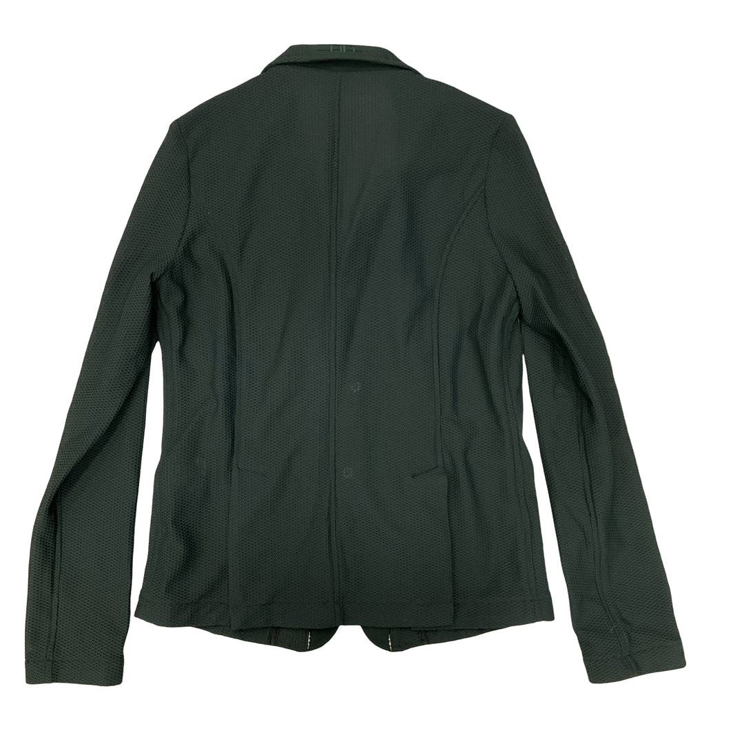 Alessandro Albanese Child 12 Platinum Motionlite Mesh Show Coat Green Used