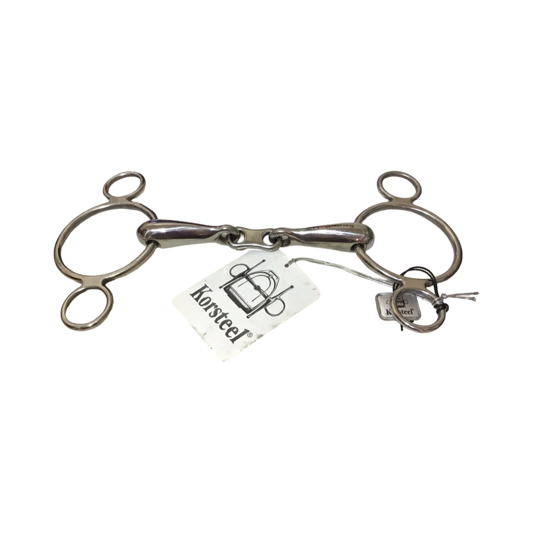 Korsteel 5.5" French Link 2 Ring Gag New