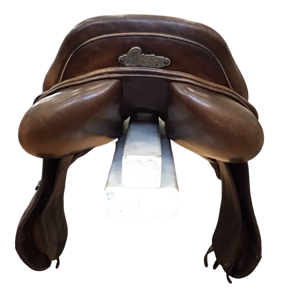 17" Pessoa XCH Adjustable Used Hunter/Jumper Saddle - H