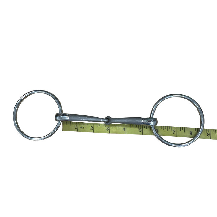 Herm Sprenger 5.5" Satinox Single Joint Loose Ring Snaffle Used