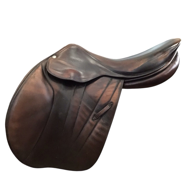 17" Butet Premium Half-Deep Medium Used Hunter/Jumper Saddle - H
