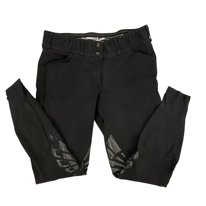 Struck Women's 32 Silicone Knee Patch Schooling Breech Black Used - H