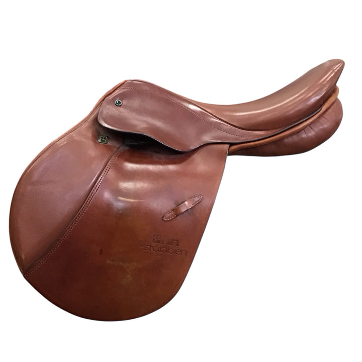 17.5" Stubben Edelweiss 31cm Med/Wide Used Hunter/Jumper Saddle - H