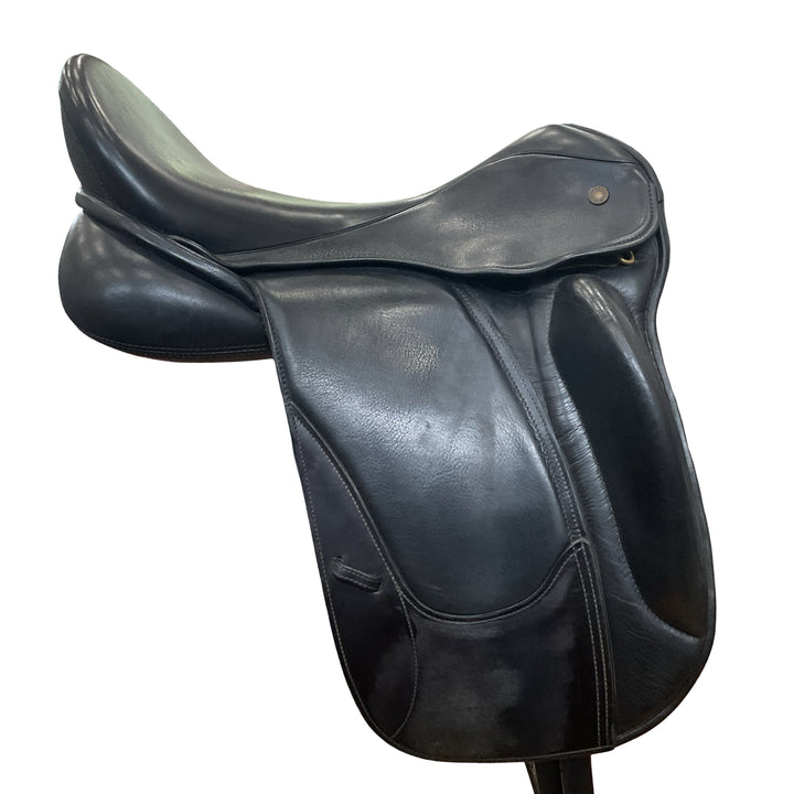 17.5" Fichtbauer Custom Medium Used Dressage Saddle