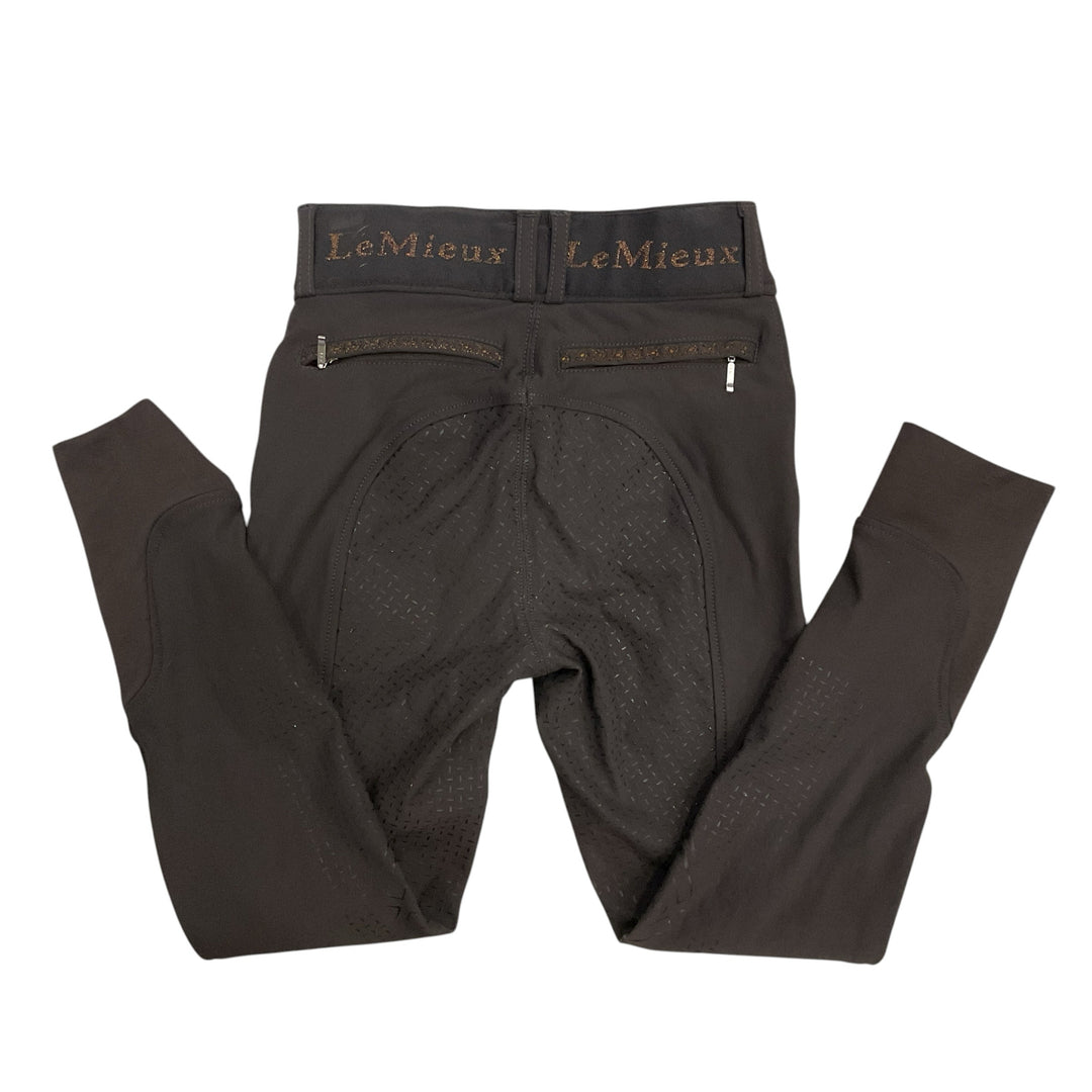 LeMieux Child 9/10 Yr Freya Full Seat Schooling Breech Brown Used - H