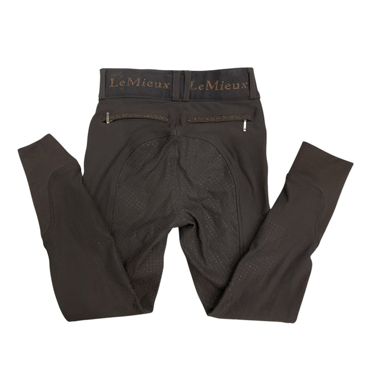 LeMieux Child 9/10 Yr Freya Full Seat Schooling Breech Brown Used - H