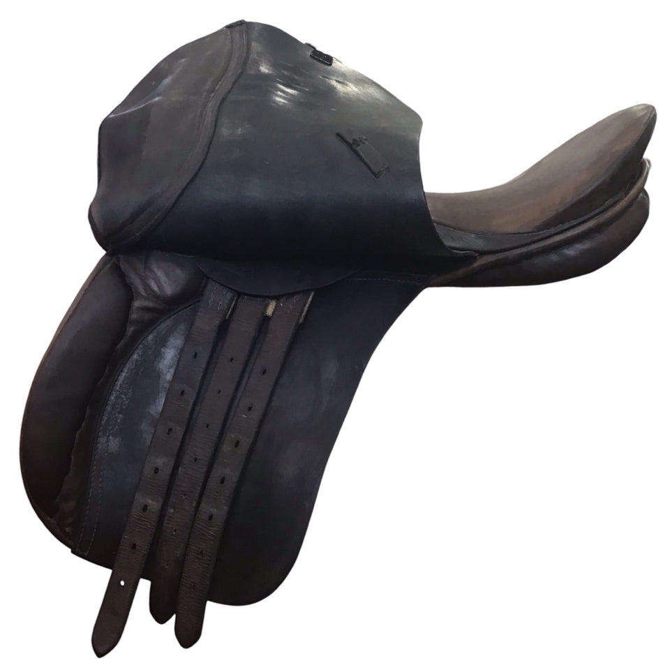 16.5" County Med/Wide Used All Purpose Saddle - H