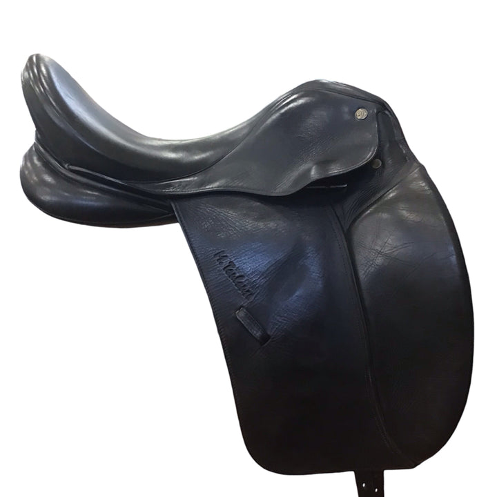 18" M. Toulouse Aachen Genesis Adjustable Used Dressage Saddle - H