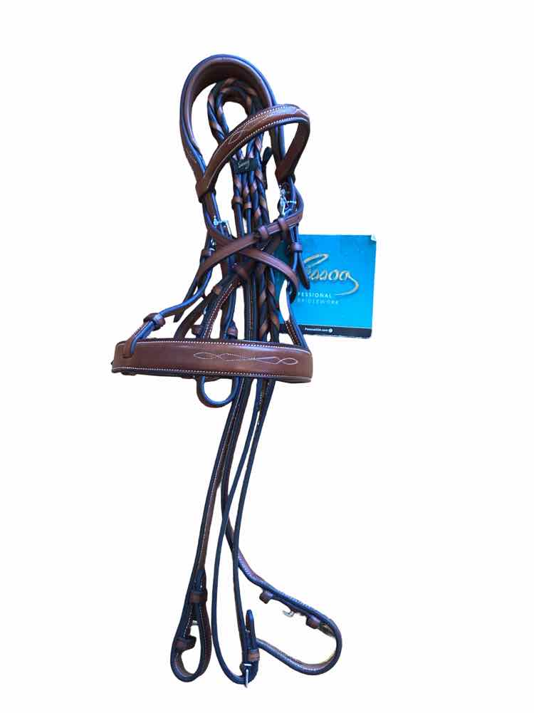 Pessoa new small pony wide hunter bridle B