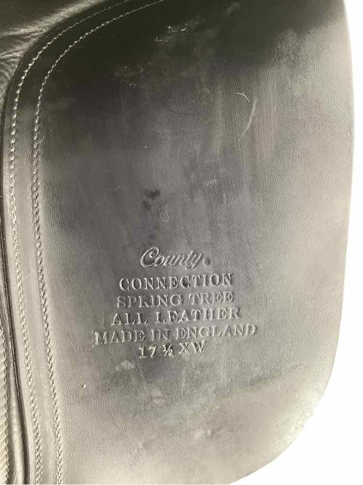 17.5" County used dressage saddle B