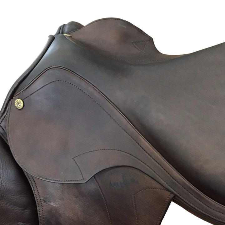 17.5" Pessoa Gen-X Elita II Adjustable Used Hunter/Jumper Saddle - H