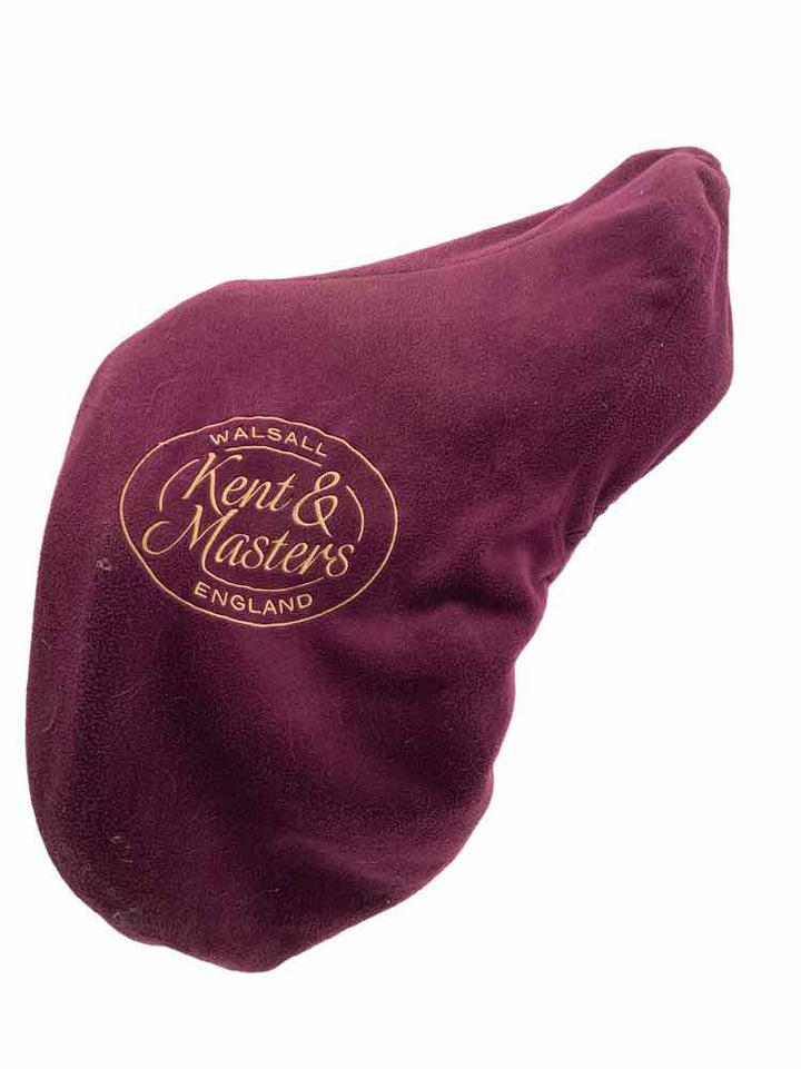 17.5" Kent Masters wool flock used dressage saddle B