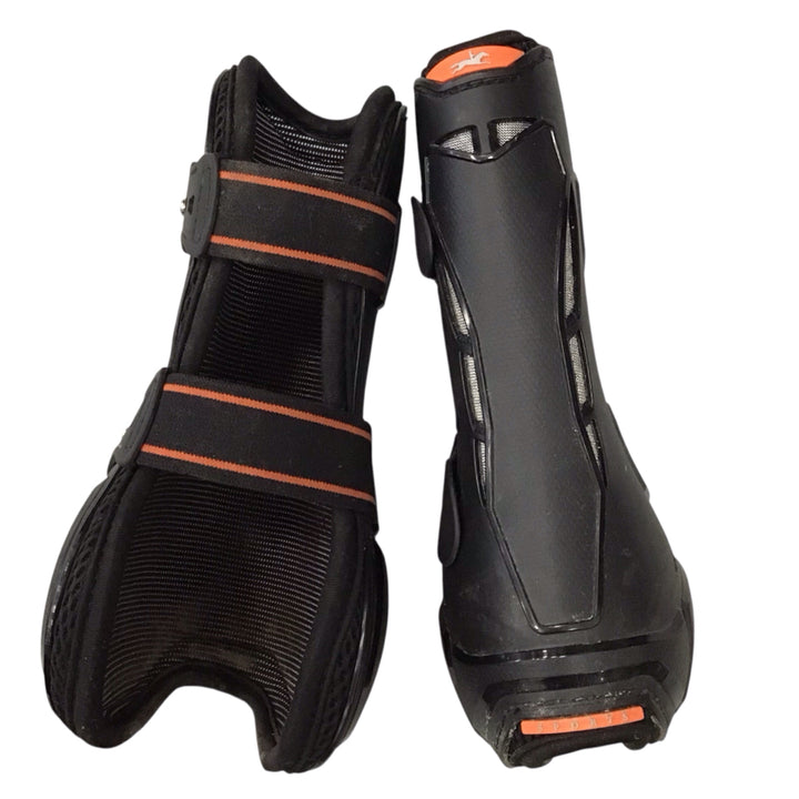 Shockemohle Air Flow Champion Tendon Jump Boot Full Black Used - H