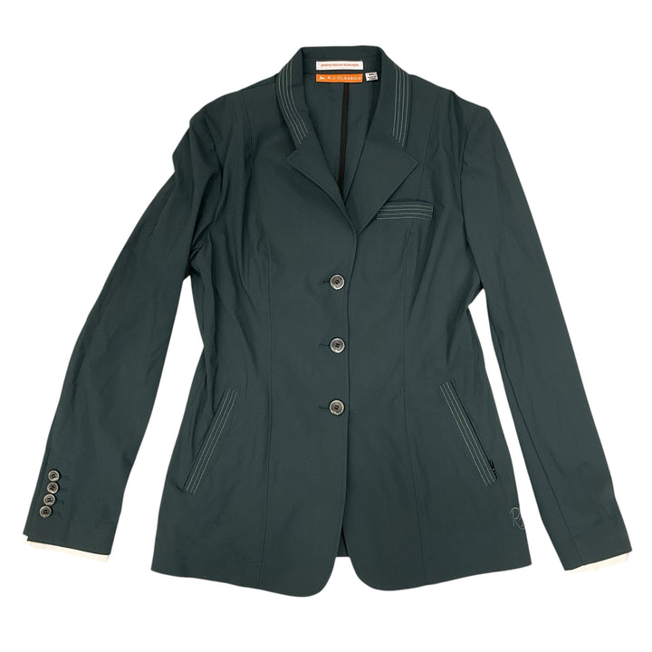 RJ Classics Women's 6R Valentina Show Coat Green Like New - H
