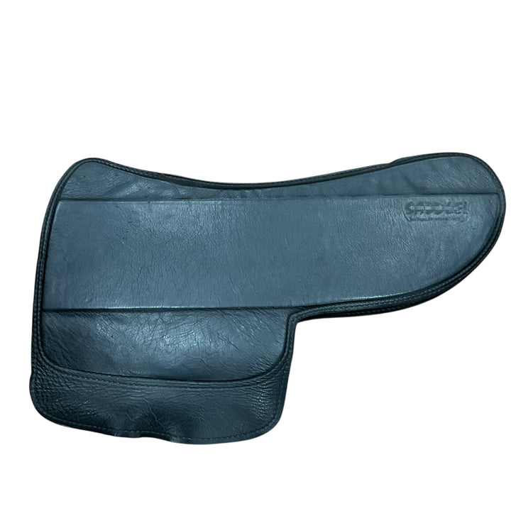 Saddle Right English Glove Leather Saddle Pad Black Used - H