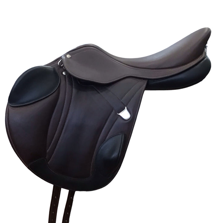 17.5" Bates Advanta Luxe Adjustable Used Hunter/Jumper Saddle - H