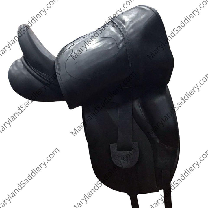 17.5" Hulsebos WB4 Medium/Wide Used Dressage Saddle - H