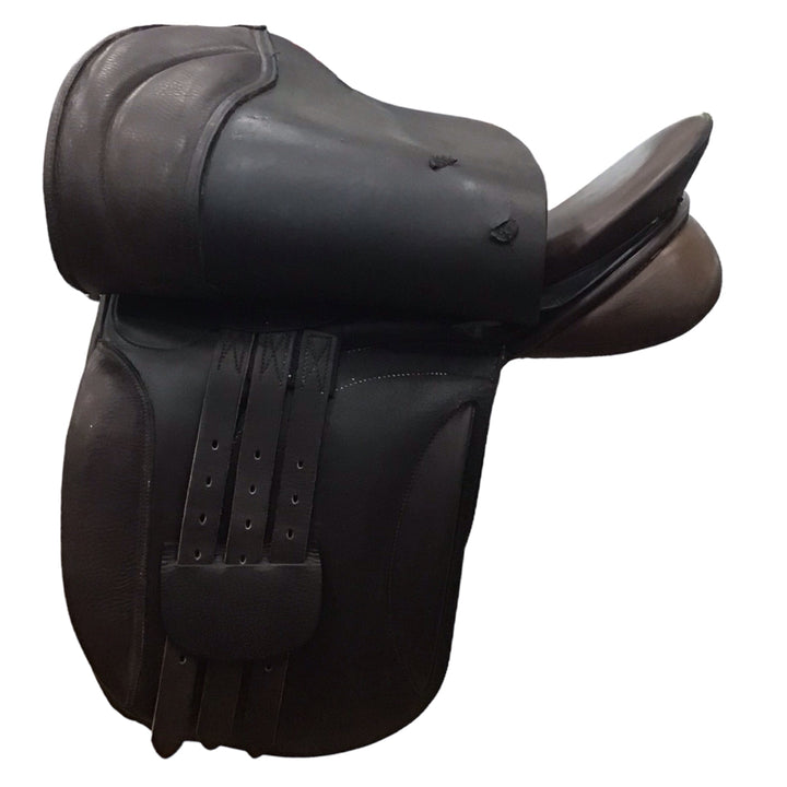 17.5" Derby House Wide Used Dressage Saddle - H