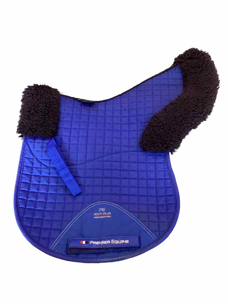 PREMIER EQUINE Anti Rub GP Sheepskin Lined Pad USED B