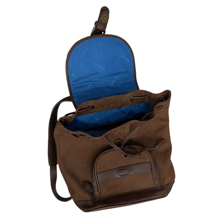 Dubarry Mourne Leather Rucksack Walnut Brown Used - H