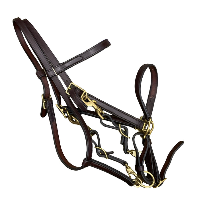 Tory Cob Leather Trail Bridle Brown Like New - H