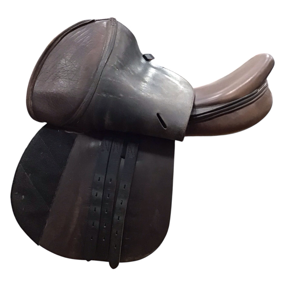 18" M. Toulouse Celine Medium/Wide Used Hunter/Jumper Saddle - H