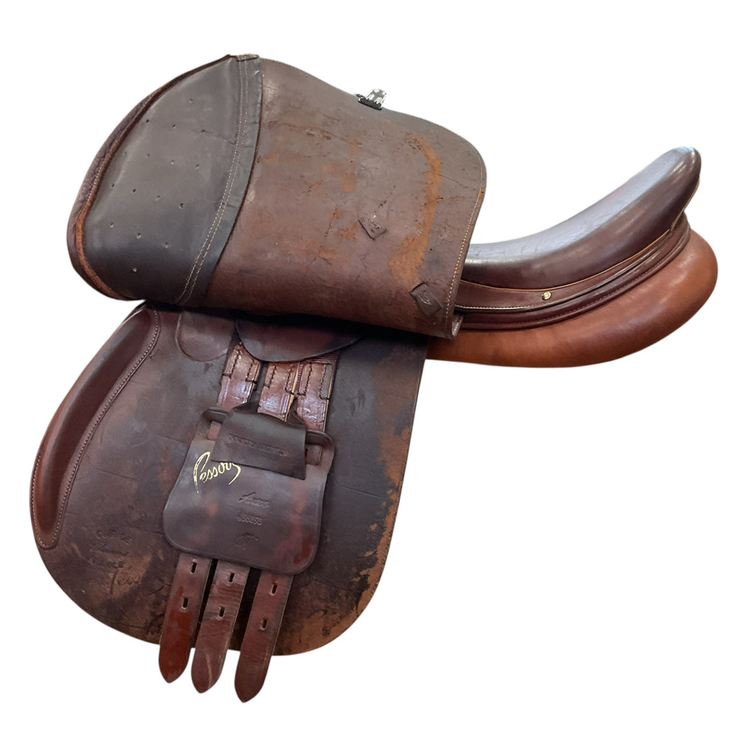 17" Pessoa Wide Used Hunter/Jumper Saddle - H