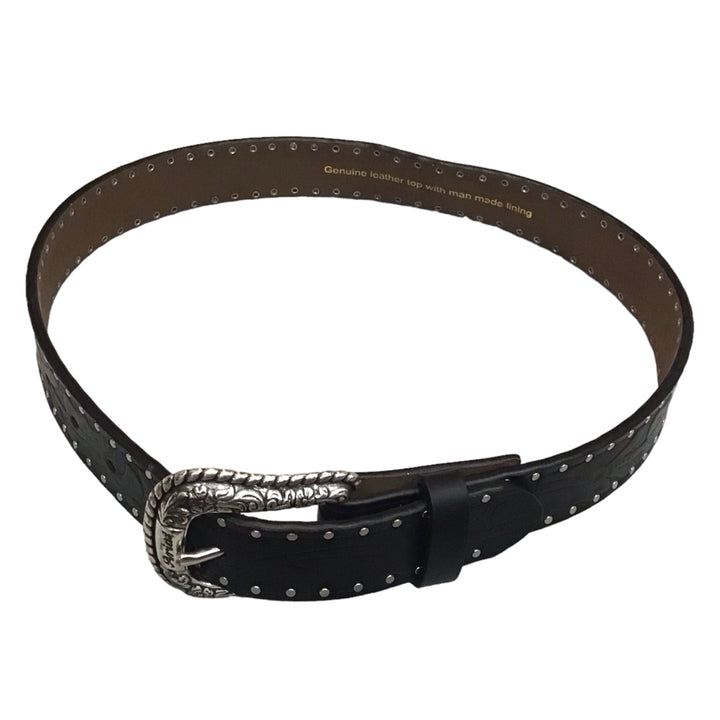 Ariat 26 Black Leather Belt Used - H