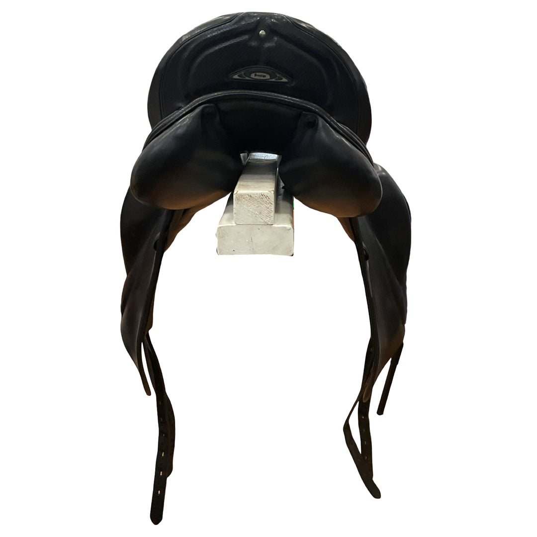 17" Prestige X Optimax-K 32cm Med/Narrow Used Dressage Saddle
