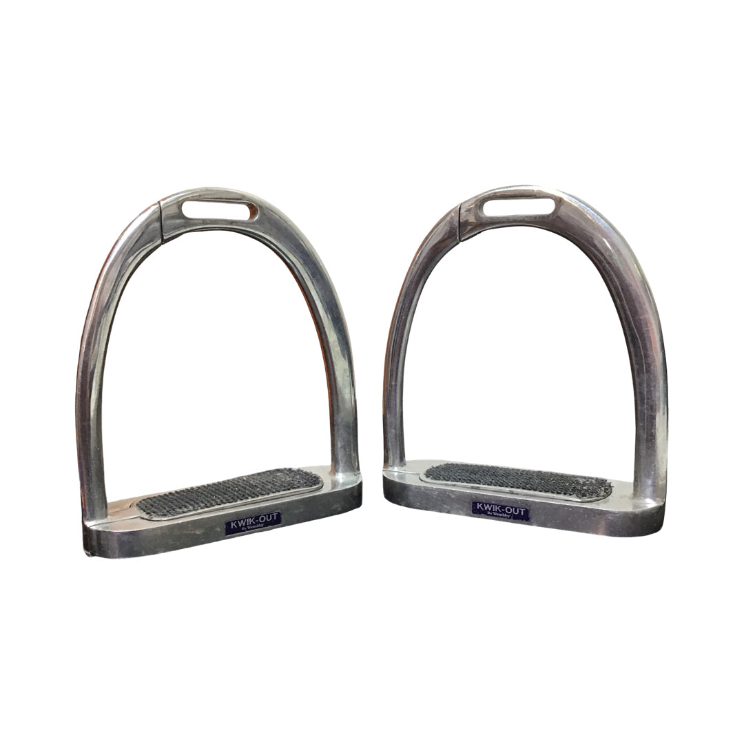 Wembley 4.75" Kwik Out Safety Stirrups Used