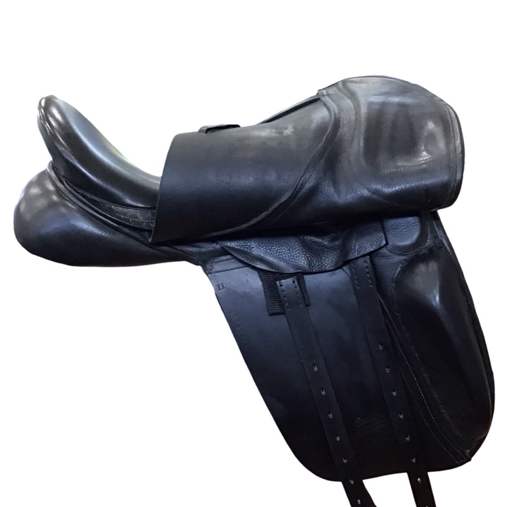 17" County Connection Med/Wide Used Dressage Saddle - H