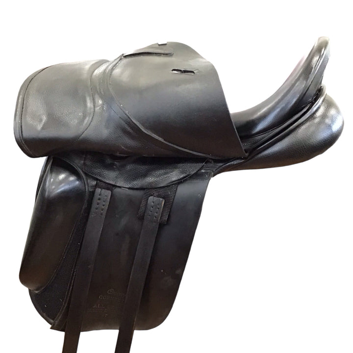 17" County Connection Medium Used Dressage Saddle - H